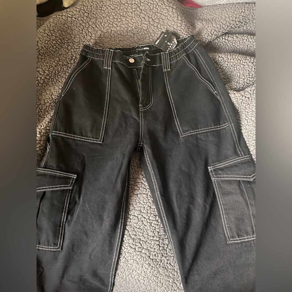 Black Cargo Pants